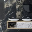 Πλακακια - Μπάνιου - NEW PIERRE BLACK: Δαπέδου & Τοίχου Γυαλιστερά Lux  60x120cm |Πρέβεζα - Άρτα - Φιλιππιάδα - Ιωάννινα